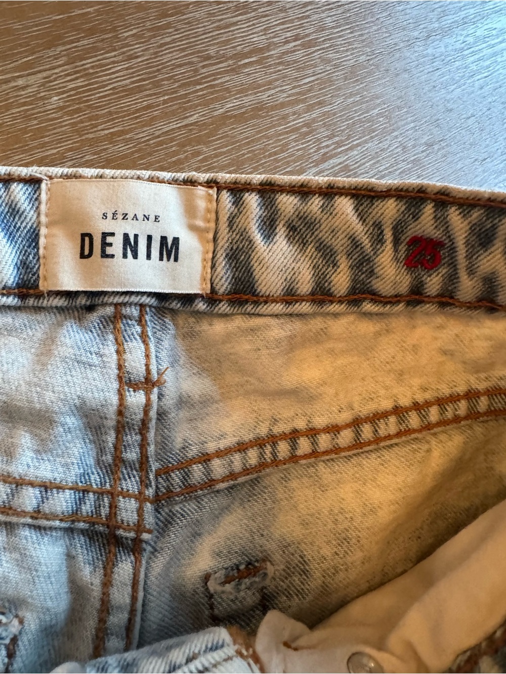 Sézane Light Wash Straight-Leg Jeans - Picture 3 of 10